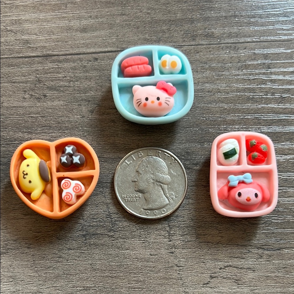 Handmade Kawaii bento box magnets